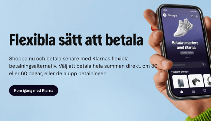 Betalningsalternativ