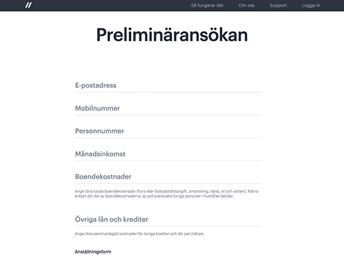 Divide webbsida