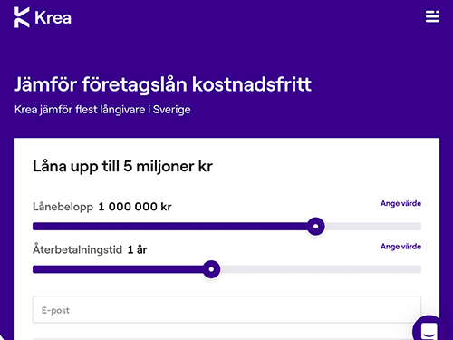 Krea webbsida
