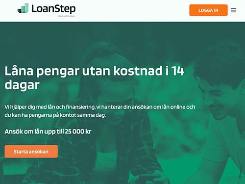Loanstep webbsida