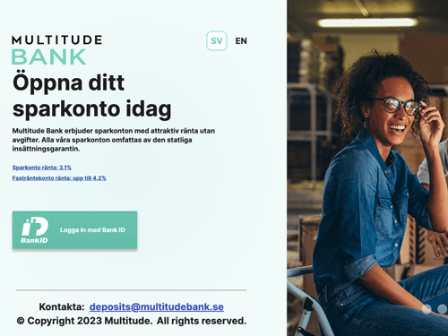 Multitude Bank sparkonto