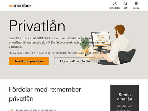 re:member webbsida
